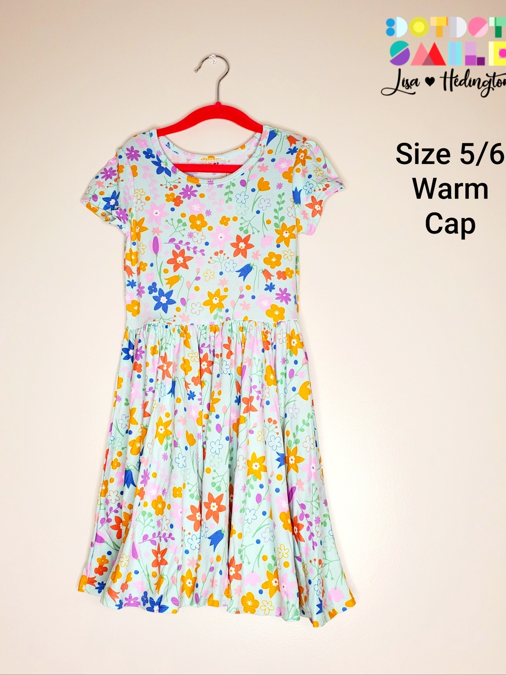 NWT DotDotSmike Floral Twirl Dress Size 5/6